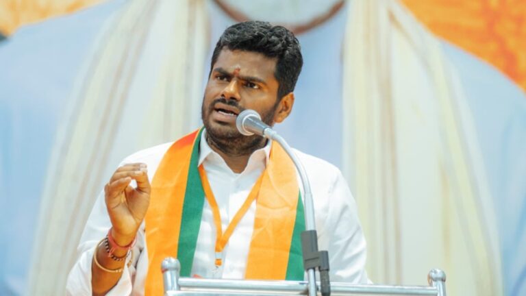 Tamil Nadu BJP chief K Annamalai