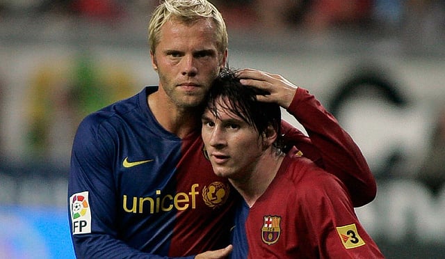 Eidur Gudjohnsen & messi