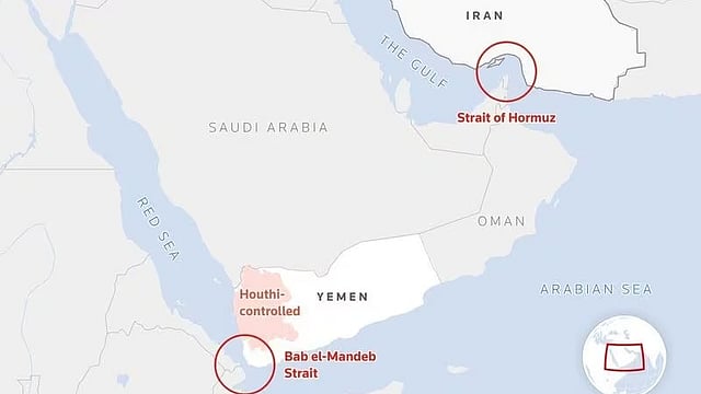 Bab al mandeb Map 